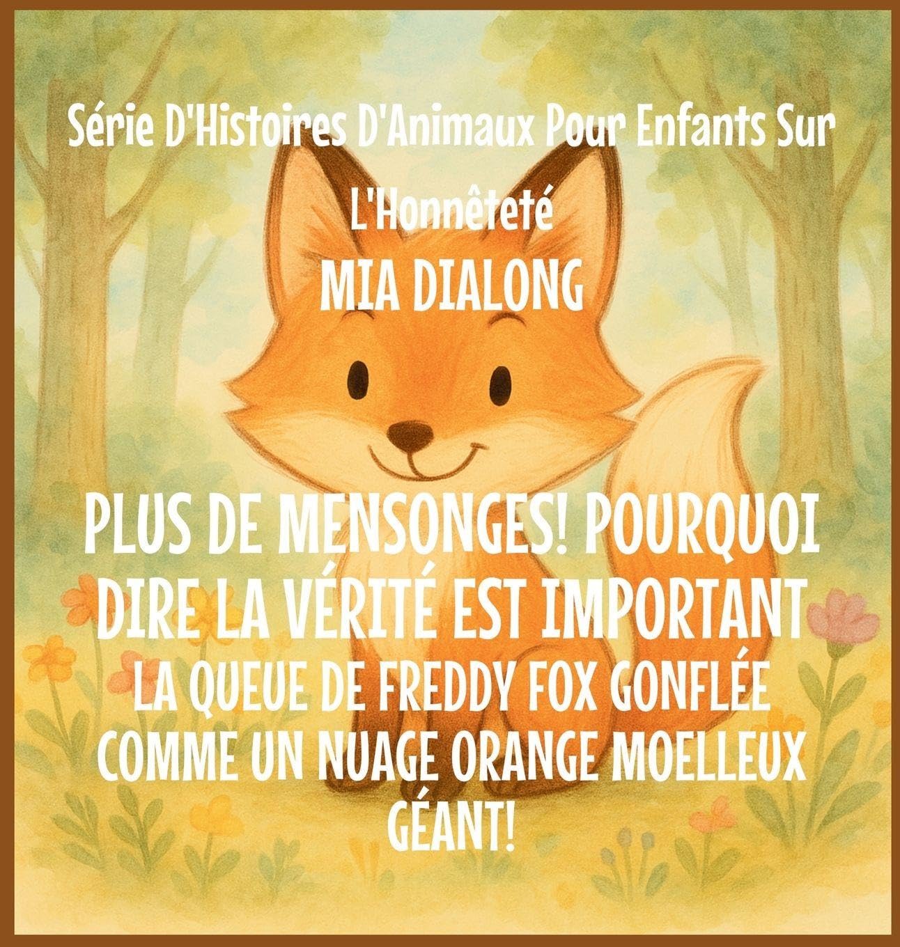 Plus de mensonges! Pourquoi Dire la Vérité est important: La Queue De Freddy Fox Gonflée Comme un Nuage Orange Moelleux Géant!: 3 (Série d'Histoires d'Animaux Pour Enfants Sur l'Honnêteté)