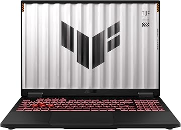 ASUS TUF Gaming A16 FA608UM-RV005 - Ordenador Portátil Gaming de 16" WUXGA 165Hz (AMD Ryzen 7 260, 32GB RAM, 1TB SSD, NVIDIA RTX 5060 8GB, Sin Sistema Operativo) Gris Jager - Teclado QWERTY español