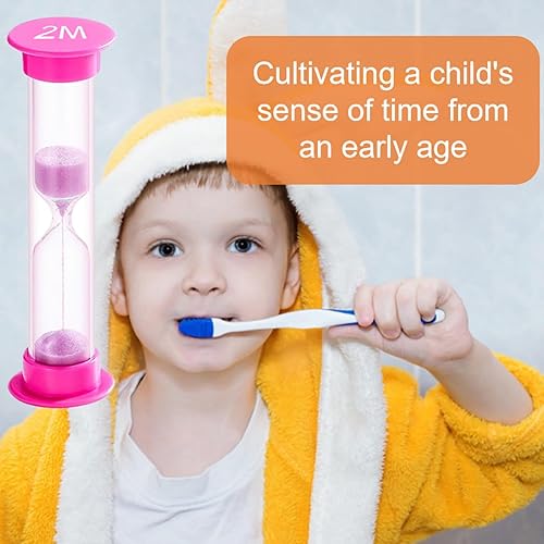 Miniatura 6 de WSSROGY Juego de 8 relojes de arena coloridos para niños, 20 segundos, 30 segundos, 1 minuto, 2 minutos, 3 minutos, 4 minutos, 5 minutos, 10 minutos