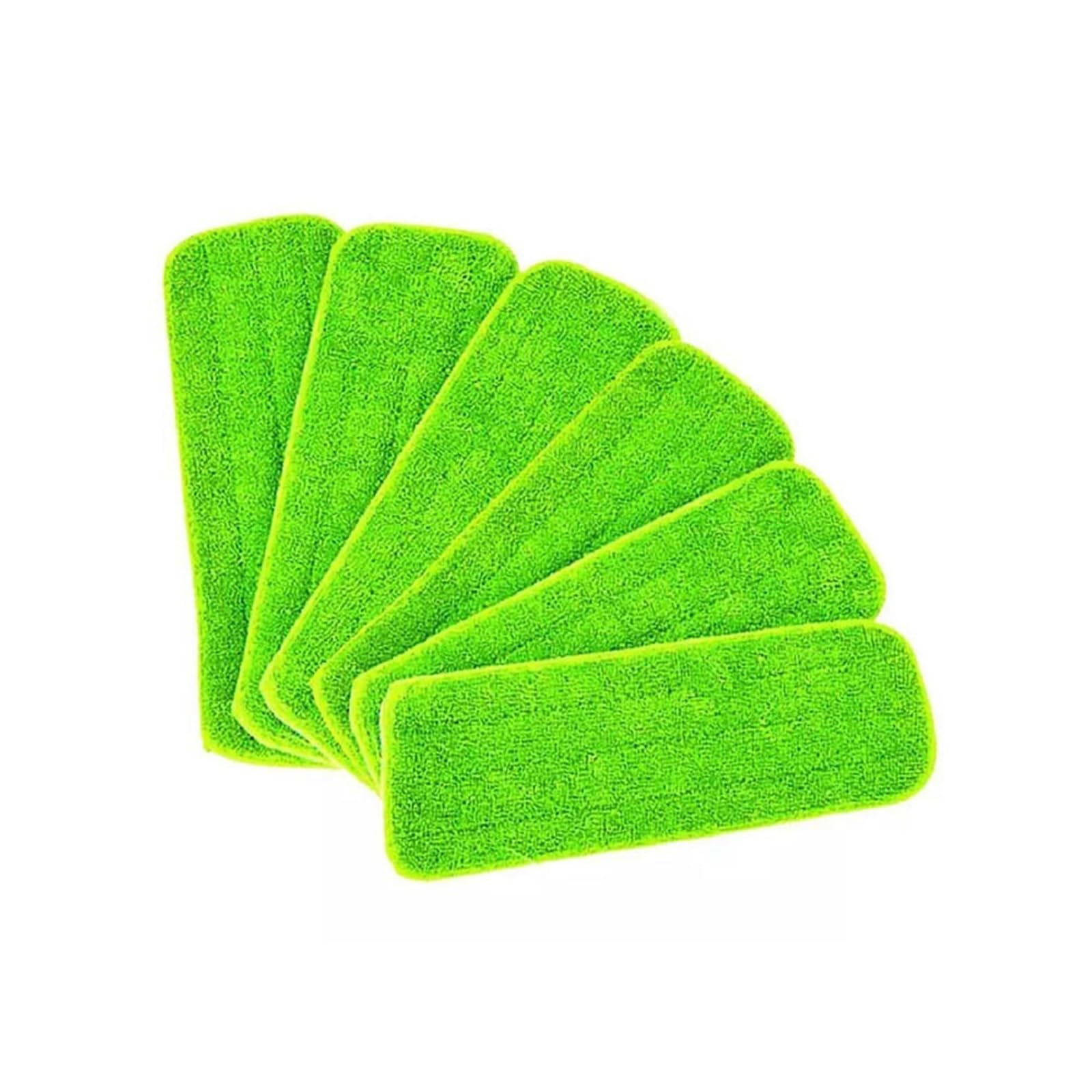 Mop replacement pad set 6 or 12PCS Mop Cleaning Wet Pad For All Spray Mops & Washable(Pack of 6)