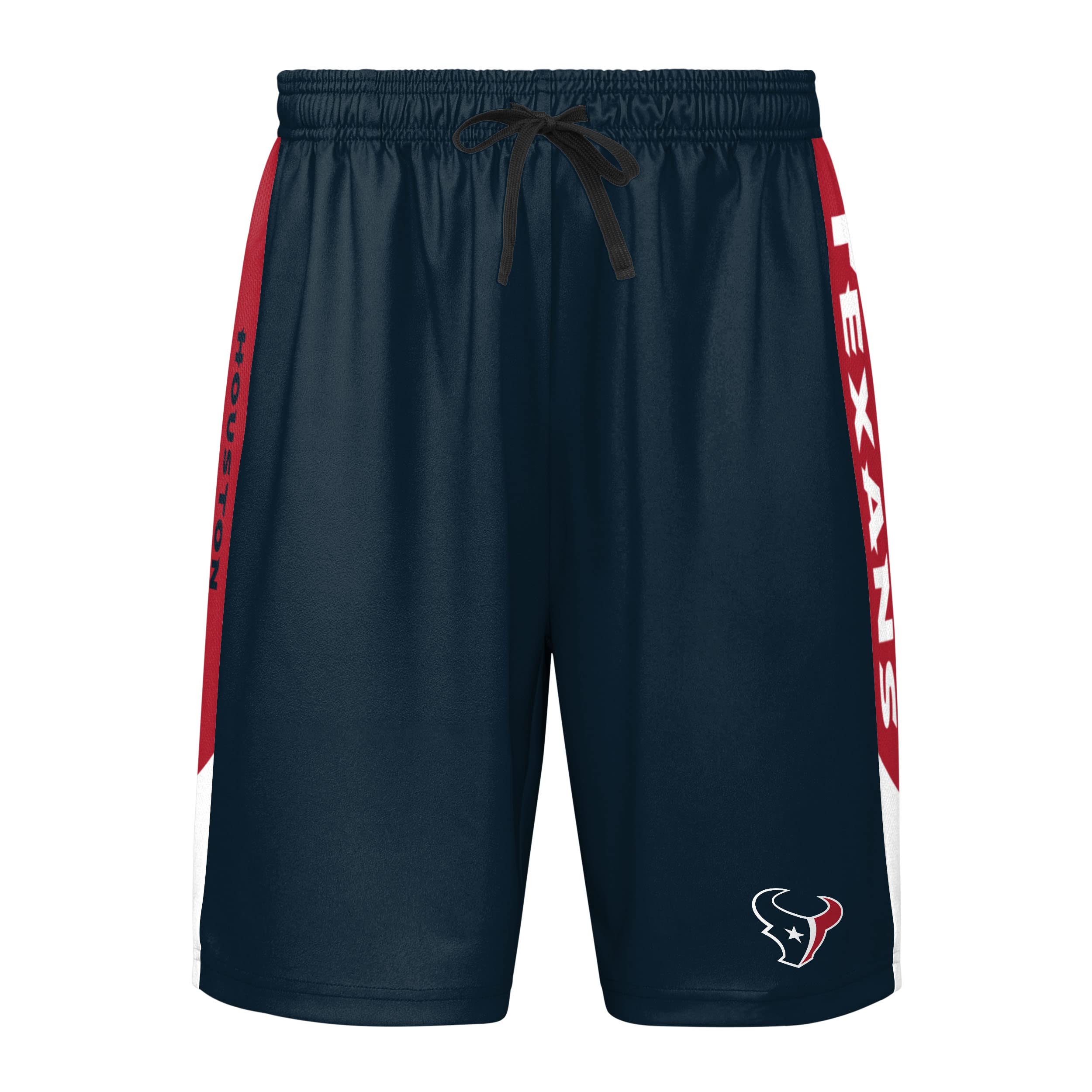 FOCO Men's NFL Side Stripe Training Short, Houston Texans, Medium