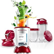 GOURMETmaxx Mr. Magic Power Pro Blender 400 Watt Smoothie Maker with To-Go Lid Stand Mixer with Mixing Cup and Keeping Lid…