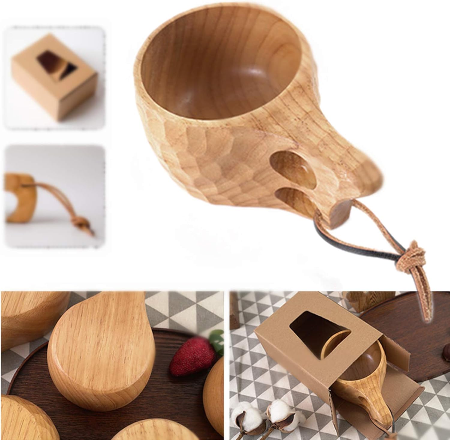 Amazon Co Jp 手作り木製コップ 北欧天然木カップ ポータブル木製カップ 和風木製マグ ゴム木マグ ウッドキャンプ 登山 野外活動のコップマグ コーヒーカップ ミルクマグ スープ皿 ハンドメイド 雑貨 小物入れ お菓子 フルーツ盛り付け キッチン