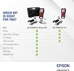 Epson LABELWORKS LW-PX900PCD Industrial Label Maker Kit - Complete Kit with Accessories, Compatible with All Epson LABELWORKS PX Tape Types, Portable Handheld Label Printer | Handheld industrial label printer kit with accessories, compatible with all