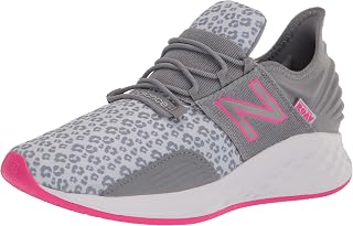New Balance Fresh Foam Roav V2 Lace-up Running Shoe, Black/Phantom/Magnet, 5.5 US Unisex Big Kid