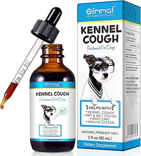 Kennel Cough Treatment for Dogs - Dog Cough - Kennel Cough Drops - Dog Allergy Itch Relief - Dry, Wet & Barky Cough Relief for Dogs - Dog Cough Suppressant for All Breeds & Sizes (1pc)