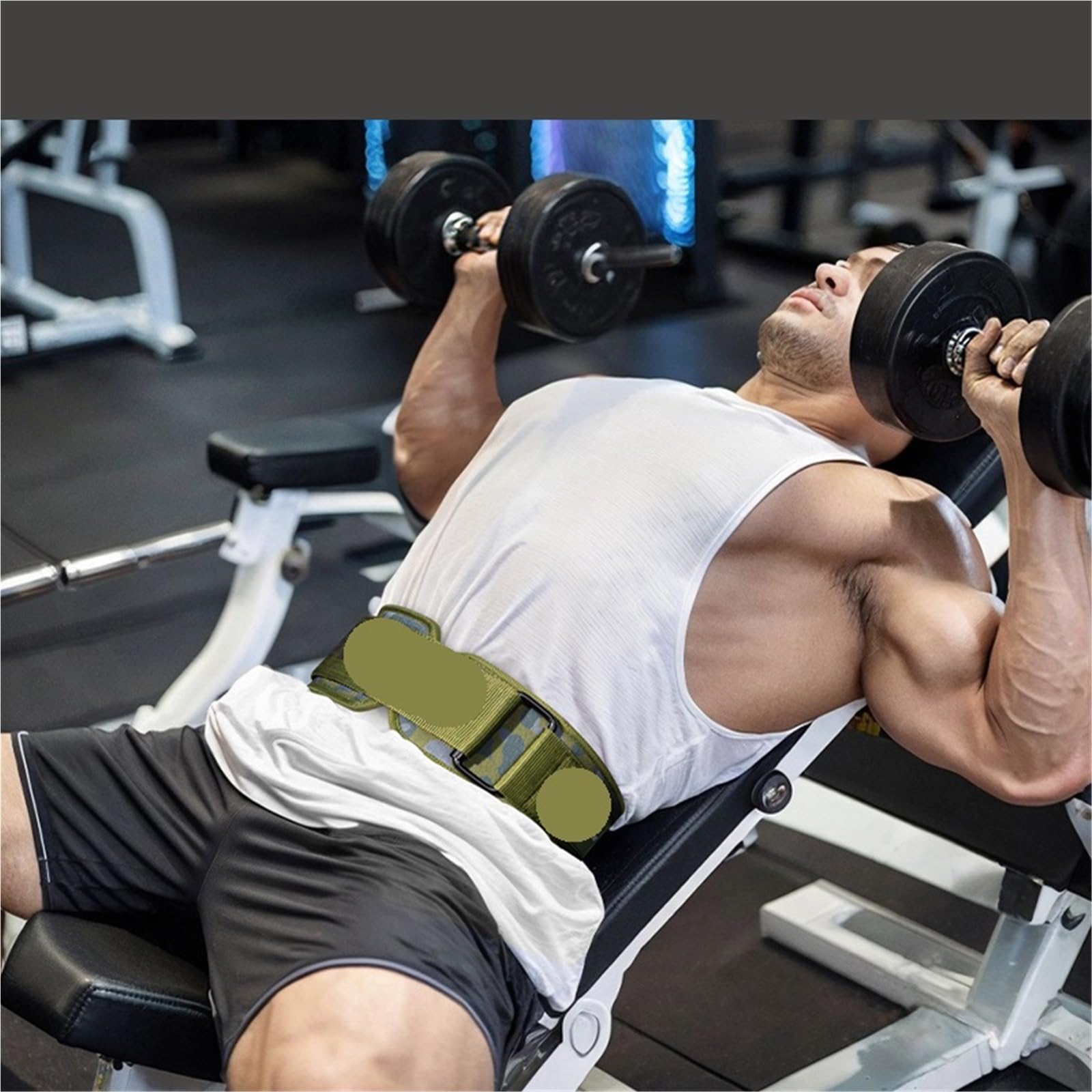 Ceinture D'HaltéRophilie Protège-Taille, Ceinture d'haltérophilie, Protection d'haltères, Musculation, Gymnastique, Fitness, Sport, for Le Dos pour La Protection Lombaire