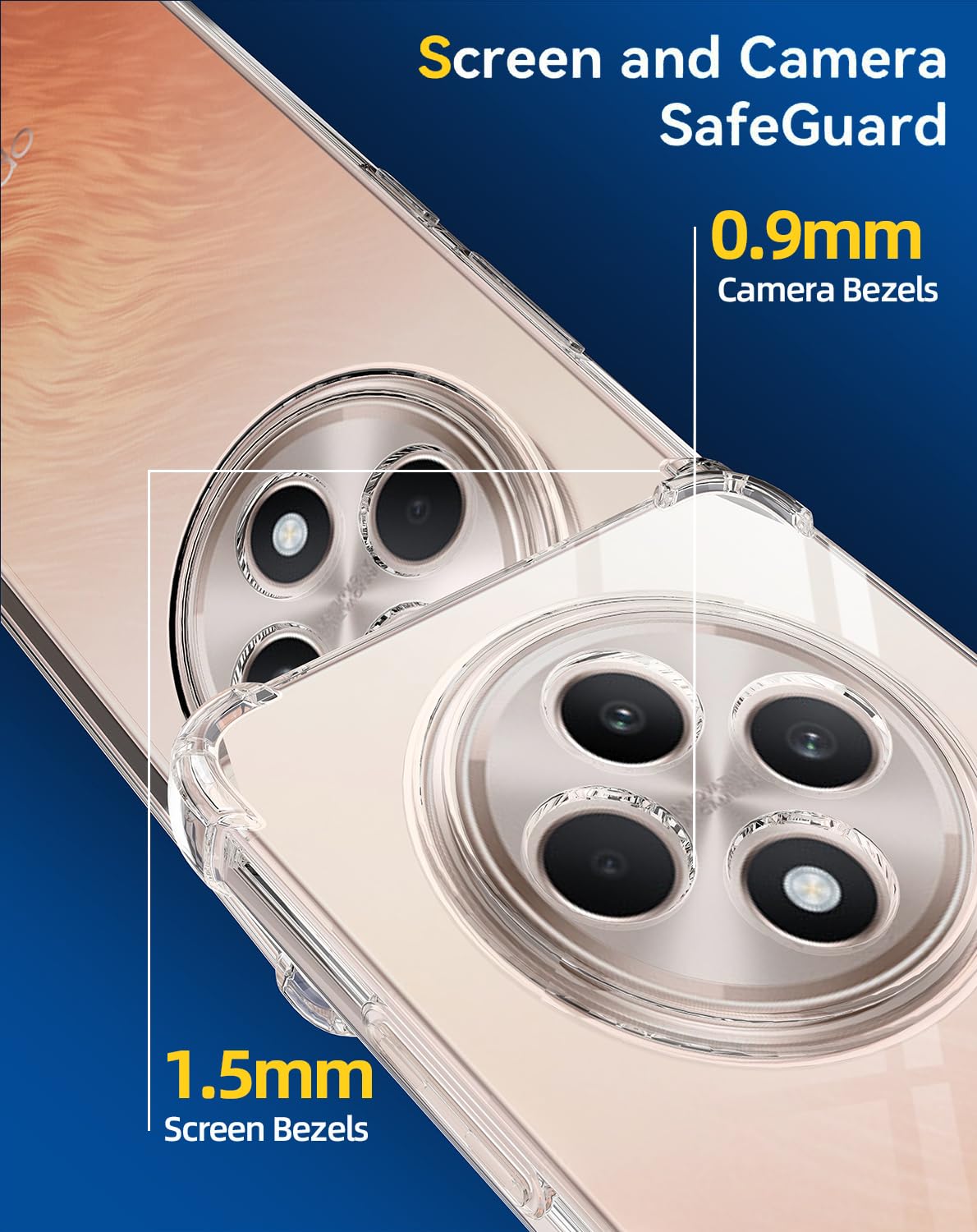 5g SEAHAI Transparente Coque Pour Oppo Reno 12F 4G / Oppo Reno 12 FS 5G Coque Oppo Reno 12 Fs