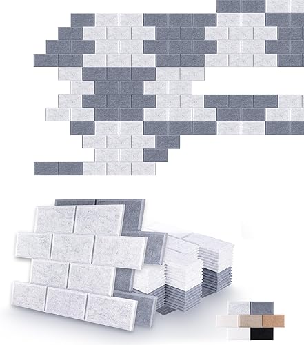 Miniatura 13 de WoveN SounD Paneles de pared acústicos artesanales, paquete de 16 unidades de 12 x 12 pulgadas, chapa de madera tallada a prueba de sonido, Patrón