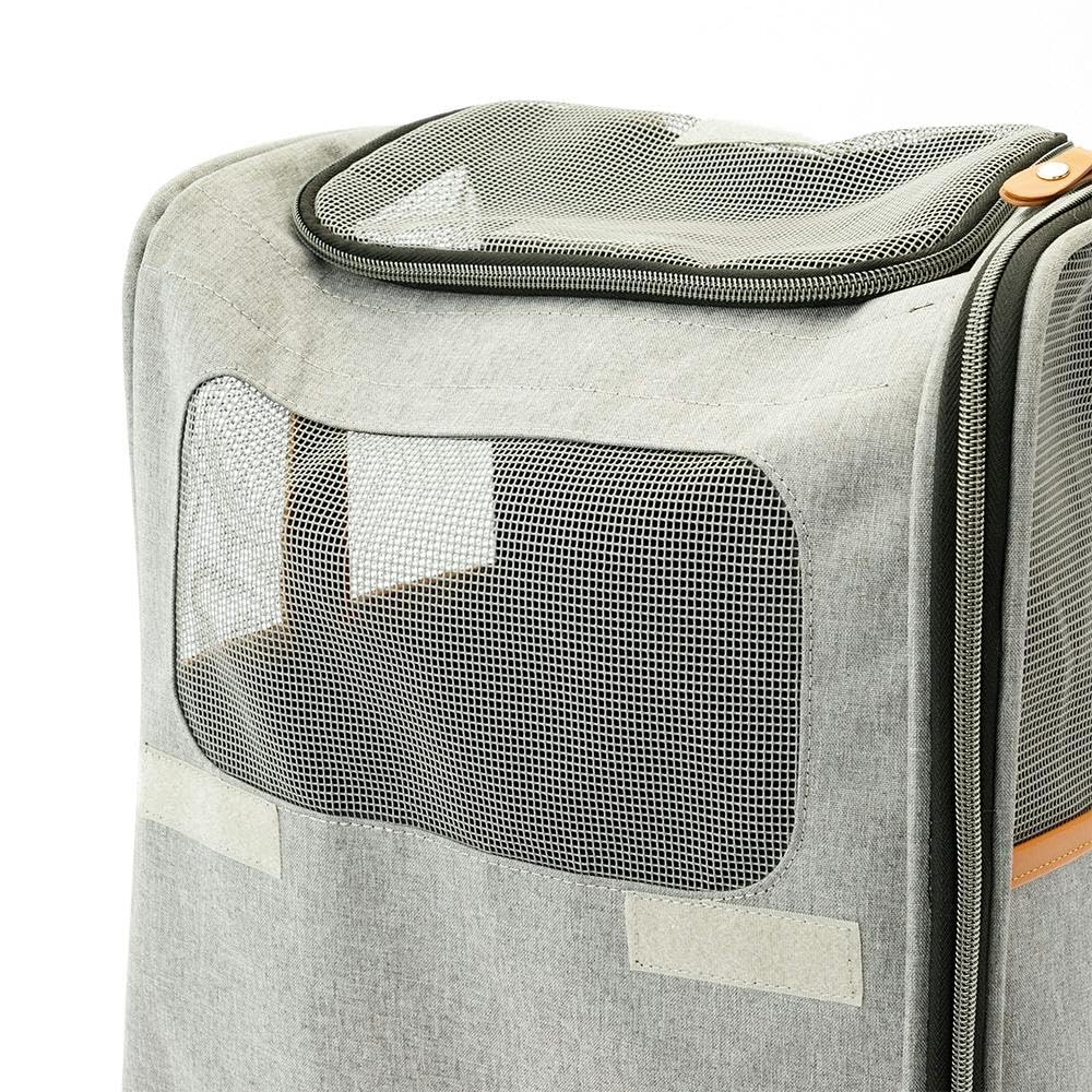 Amazon.co.jp: カインズ(CAINZ) ペット用リュックキャリー グレー