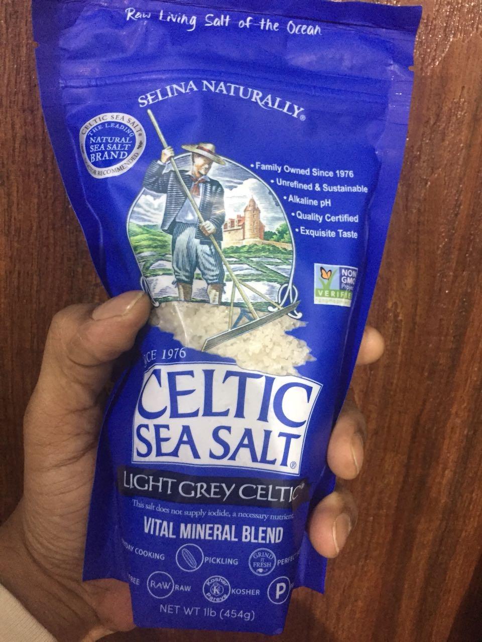 Celtic Sea Salt Kosher Certified Gluten Free NonGMO Sea Salt for