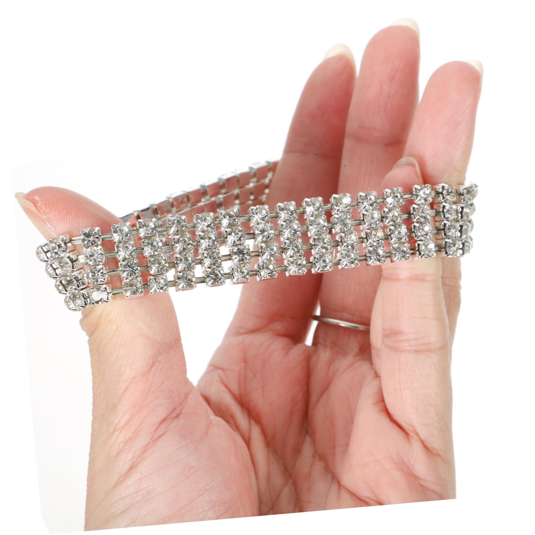 CALLARON Gargantilla De Aleación Para Mujer Traje De Plata Para Mujer Pendientes De Novia Pulsera