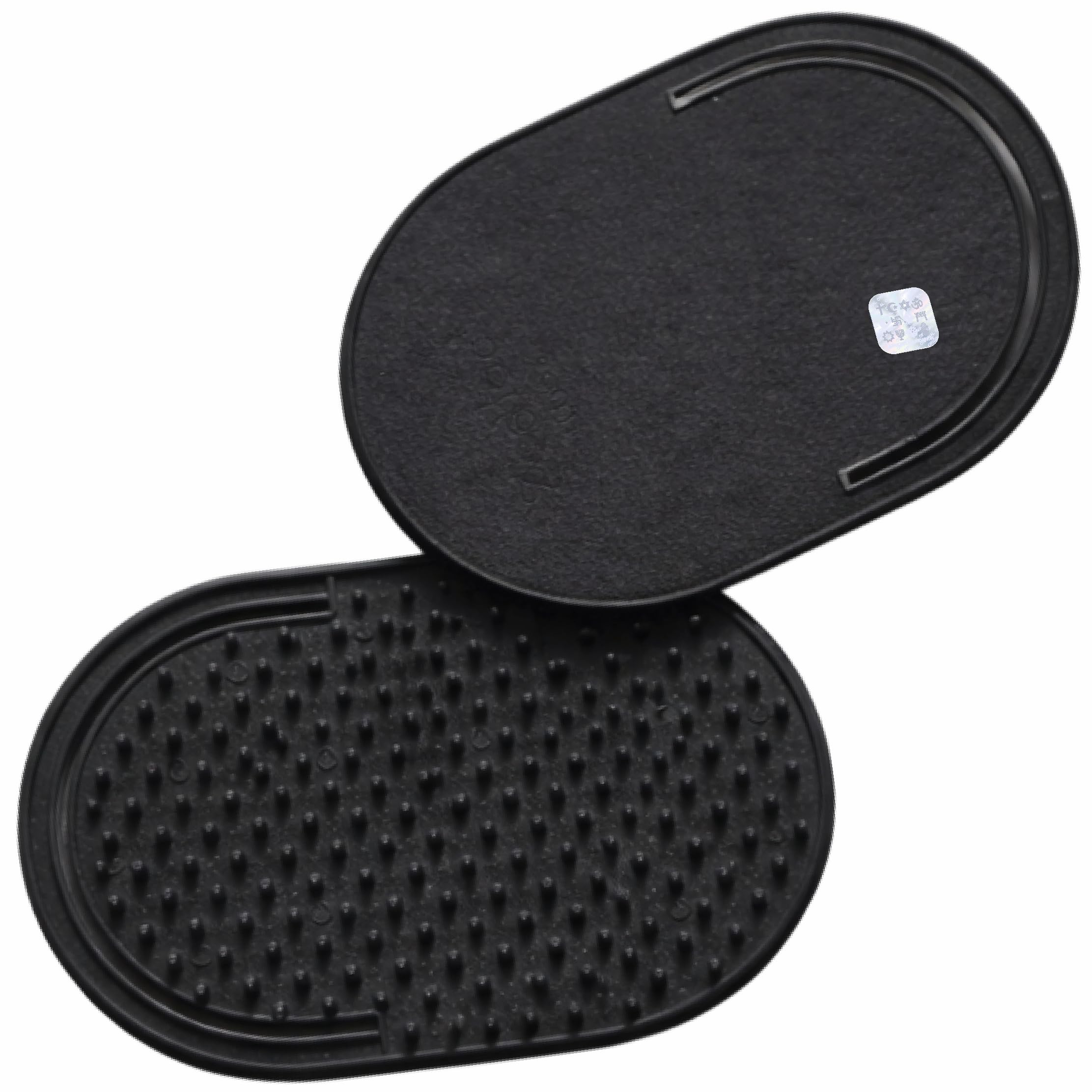 Pocket Hair Comb - Brush for Men Beard & Mustache | Travel Palm Scalp Massage Tool Round Fingers Pocket Hair Scalp Massage Comb Brush | Round pocket Hair comb Multi color (Color may vary) Pack of 2 Comb for head and massages the scalp-image-42