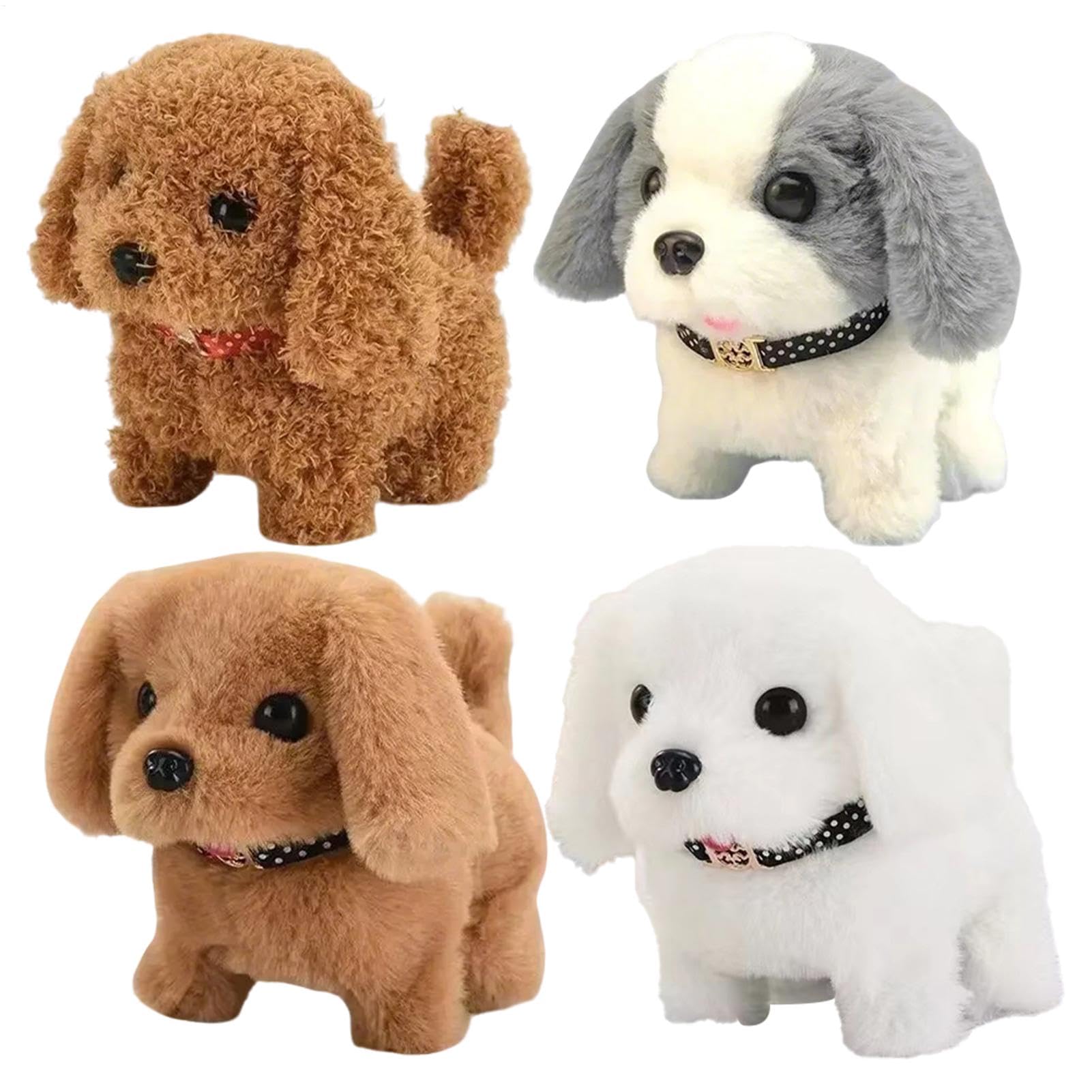 Chien Robot Interactif En Peluche – Capteur Tactile, Télécommande, Imitation Vocale – 33x18x29 Cm – Cadeau Enfant