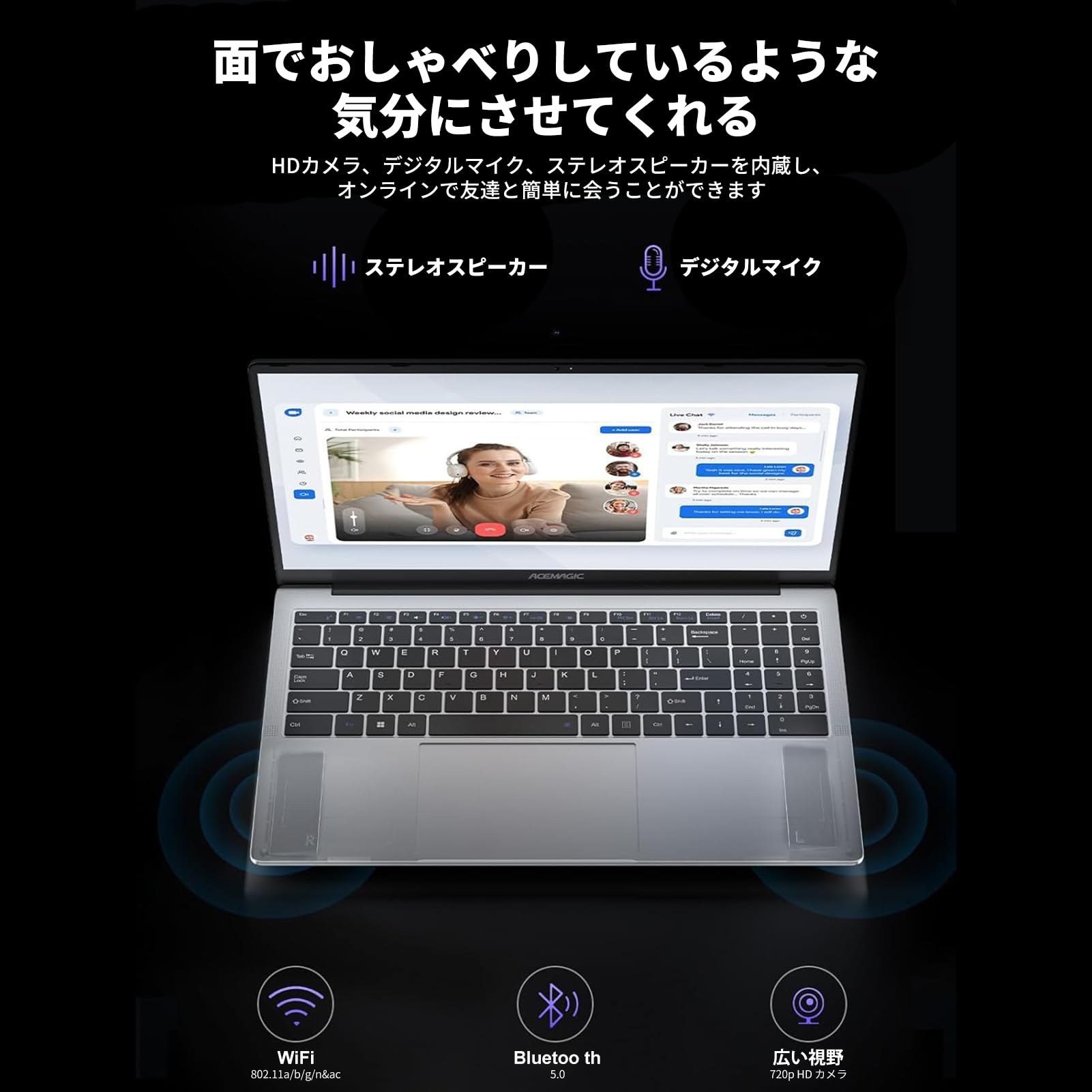 ACEMAGIC 15.6インチ ノートPC N95搭載 Amazon.co.jp: ACEMAGIC ノートパソコン 軽量 15.6インチ ノート