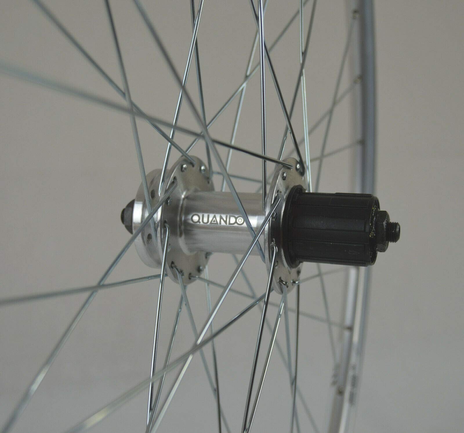 Redondo 27,5 Zoll Laufrad Set VR HR Disc Felge Silber + 8-Fach Kassette