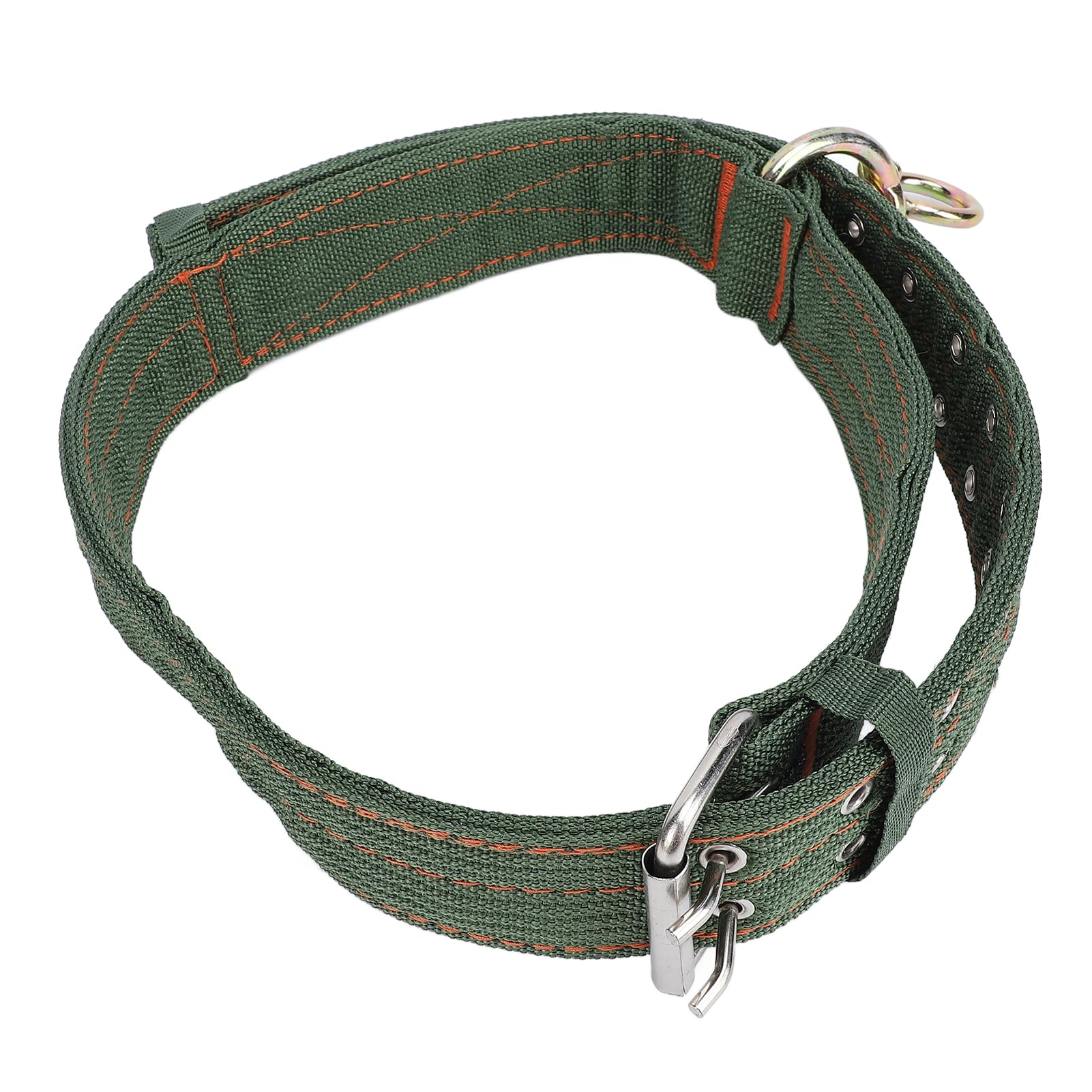 Collier pour bovins en Nylon épais avec Boucle en métal et chaîne de Traction pour Chevaux, Chiens et Animaux de Ferme (Taille Moyenne)