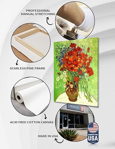 Vista 351 de DECORARTS - Almond Blossom Tree - Vincent Van Gogh Art Reproduction. Giclee Canvas Prints Wall Art for Home Decor 30x24