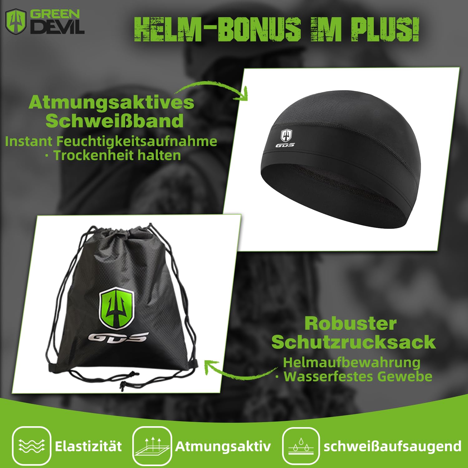 GREEN DEVIL EN50360 EN397 Casco protettivo leggero non ventilato per uomini e donne tipo 1 classe E