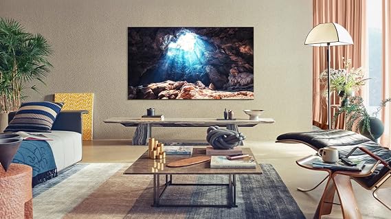 Samsung Slim Fit TV Wall Mount, Compatible w/ 43- 85 Q Series, Crystal UHD Series Televisions, Easy Installation, Blends w/Any Interior, Minimalist Look, WMN-B50EB/ZA, 2022, Black
