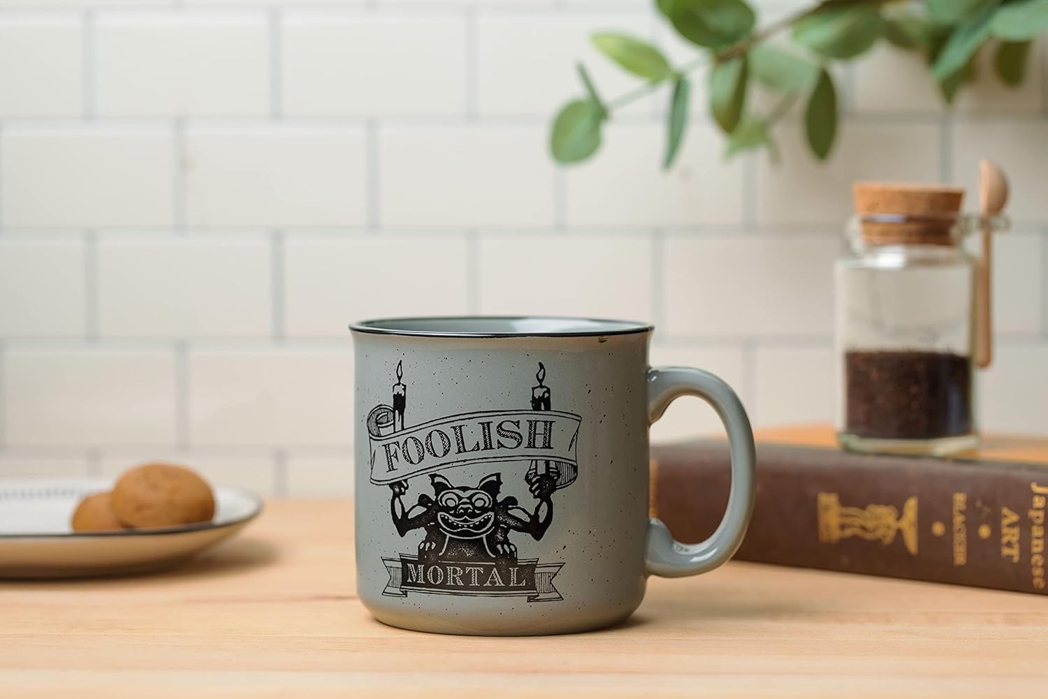 Silver Buffalo Disney Haunted Mansion Foolish Mortal Ceramic Camper Mug, 20 Ounces - Image 7