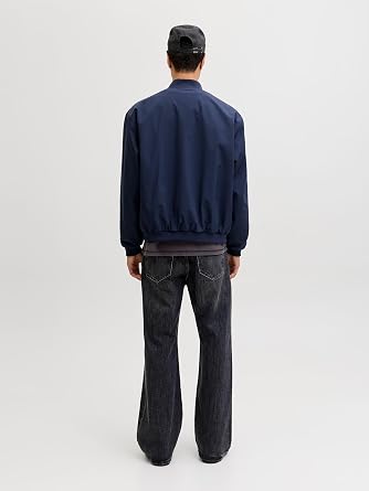 JACK & JONES JJECHARGE BOMBER JACKET NOOS Erkek Mont/Ceket Navy Blazer M