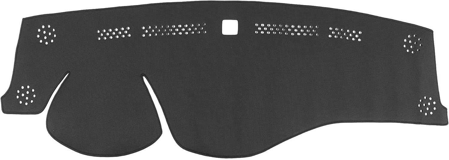 WellVisors Black Dash Mat Dashboard Cover Compatible with Hyundai 2011-2014 Sonata