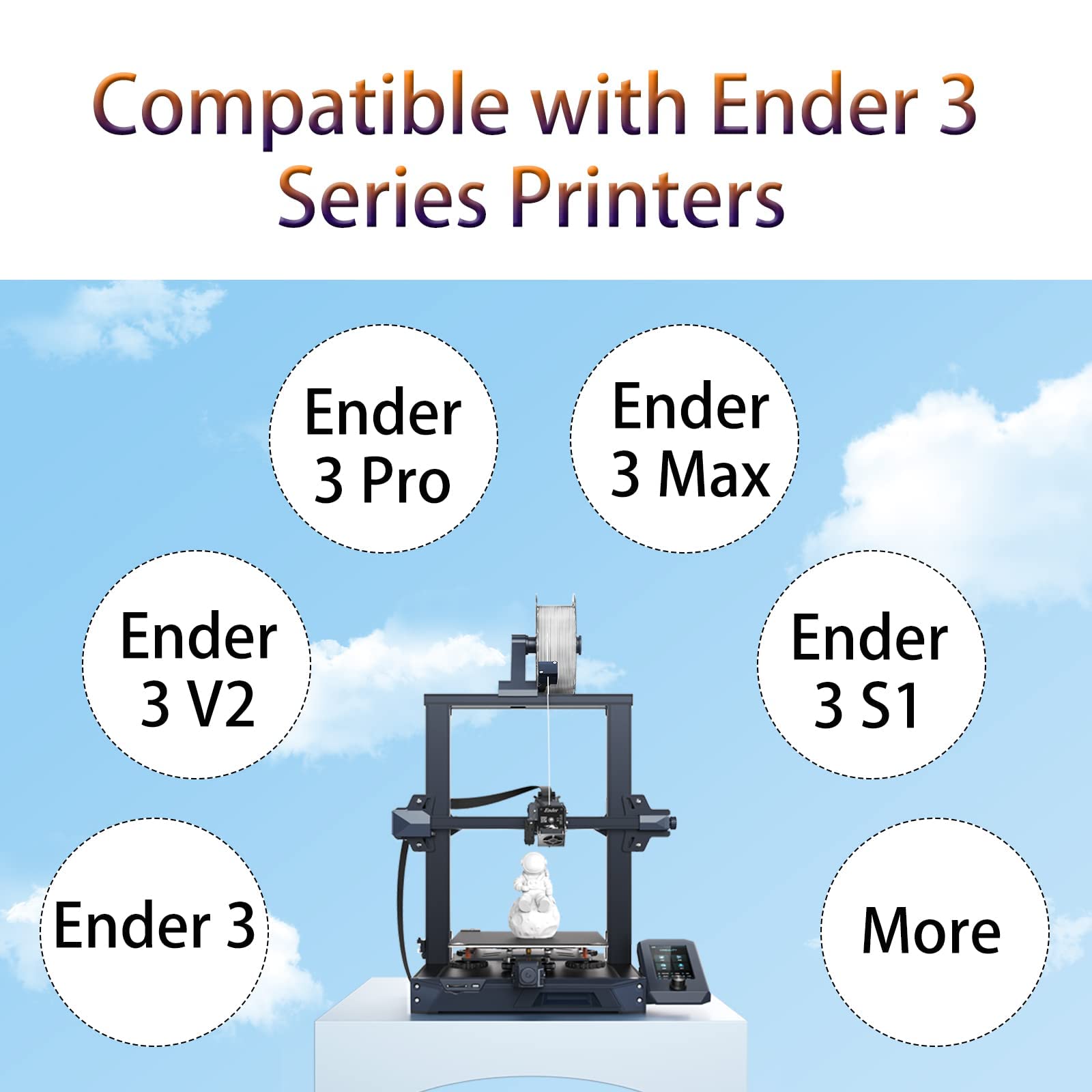 YOOPAI Creality SpriteDirect DriveExtruder Pro Kit,kit de actualización de extrusora de metal paraEnder 3/Ender 3 v2/Ender 3 Pro/Ender 3 Max impresora 3D, diseño de ventilador dual de doble engranaje