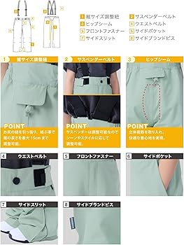 Amazon.co.jp: [アッシュグリーム] キッズ スノーボード ウェア 上下