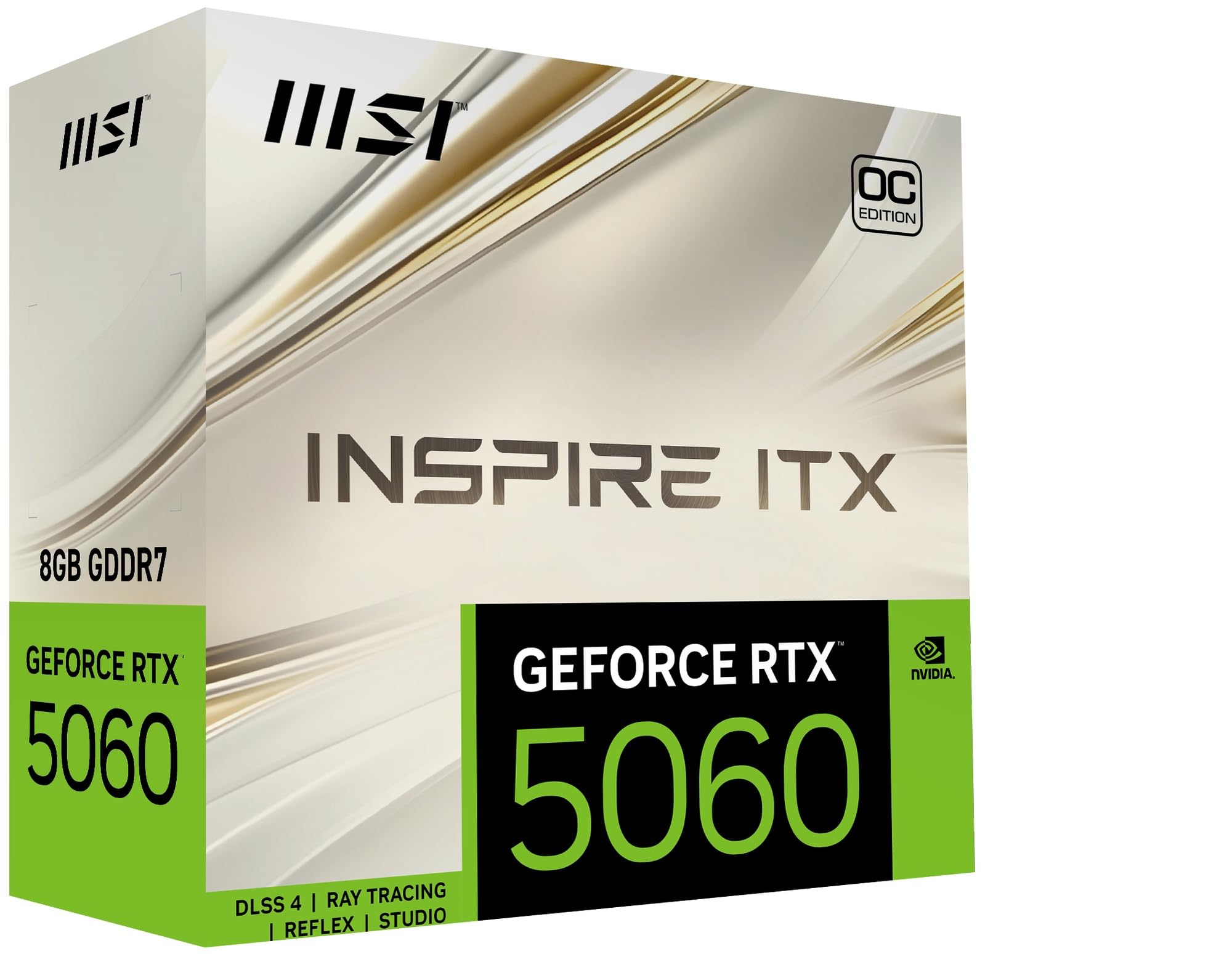 Msi Geforce Rtx 5060 8g Inspire Itx Oc グラフィックスボード Vd9188