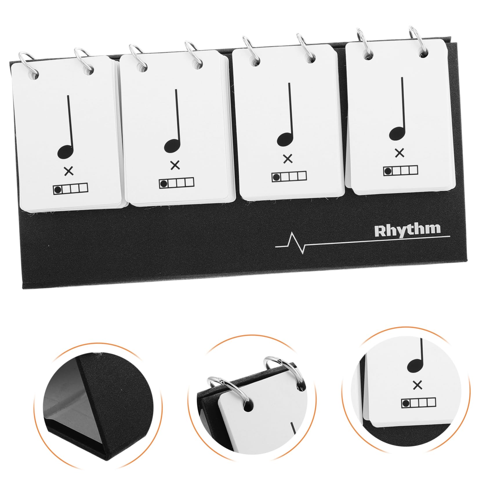 TOYANDONA Calendario Musical Rítmico Tarjetas Didácticas Para Principiantes Entrenamiento De Notas Rítmicas