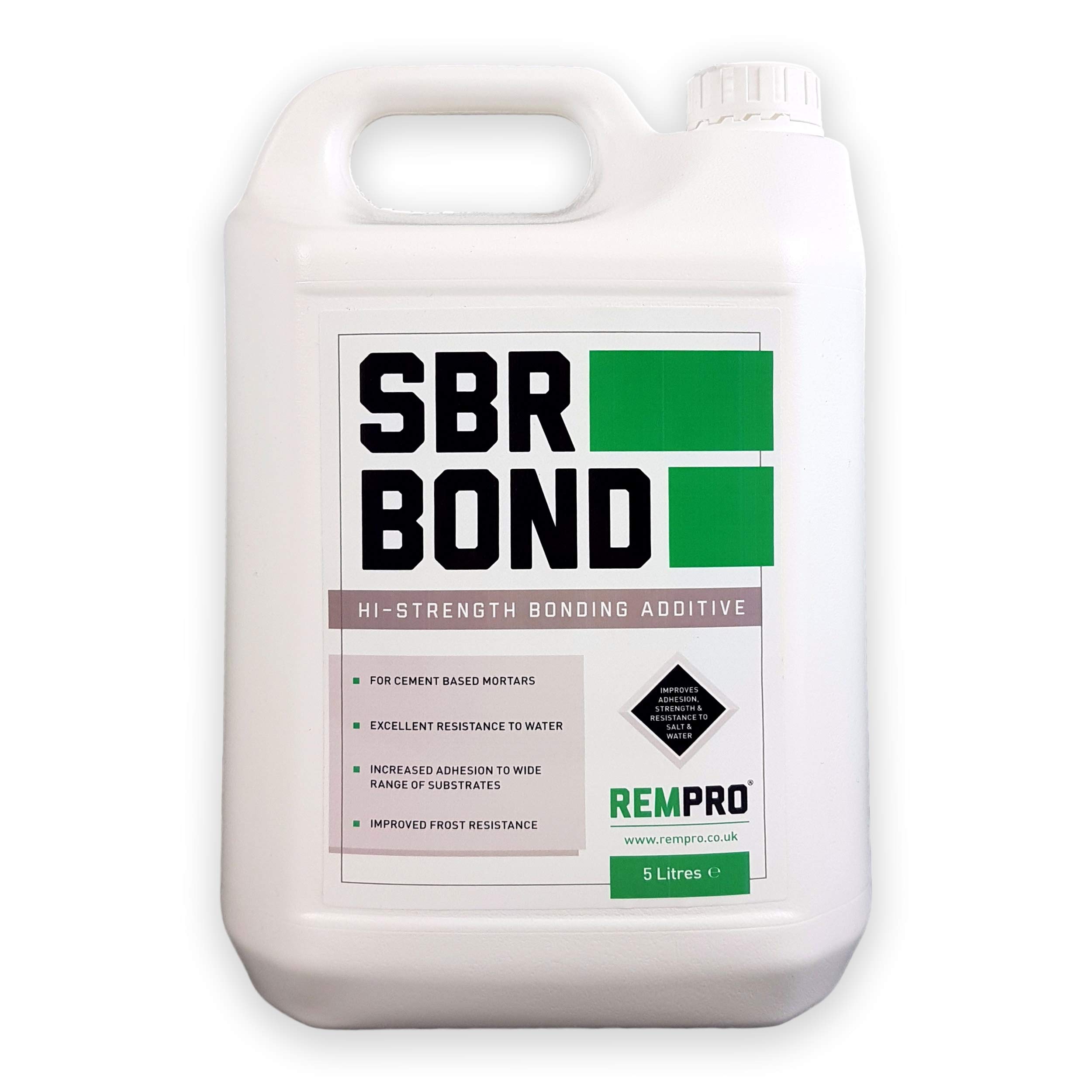 Buy 5ltr Rempro SBR Bond HiStrength Bonding Additive for Cement