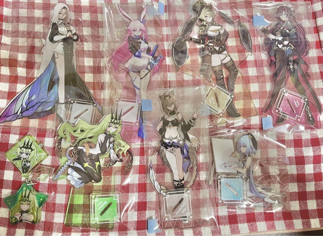 崩壊3rd GIGOコラボ  アクリルスタンド＋他まとめ売り 崩壊3rd GIGOコラボ アクリルスタンド＋他まとめ売り