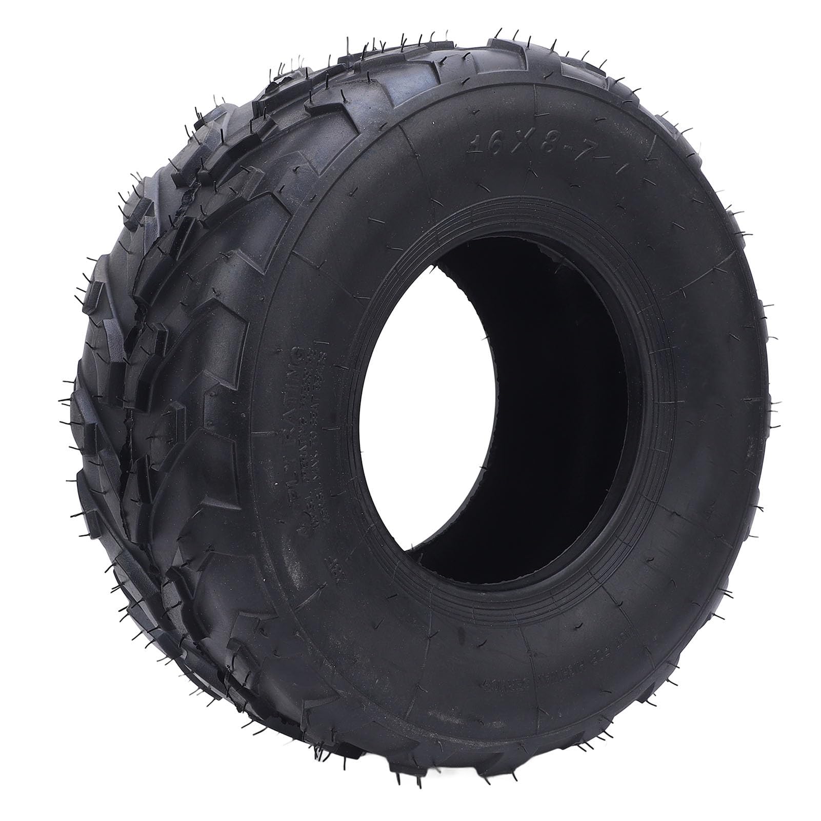16x8-7 ATV-Reifen aus Gummi mit Verbessertem Grip, Pannensicherer Ersatzreifen für Quad, Off-Road, Go-Kart, Golfwagen, Mini-Fahrrad