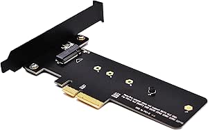 EZDIY-FAB PCI Express M.2 SSD NGFF PCIe Card to PCIe 4.0 x4 M2 Adapter (Support M.2 PCIe 22110,2280, 2260, 2242)