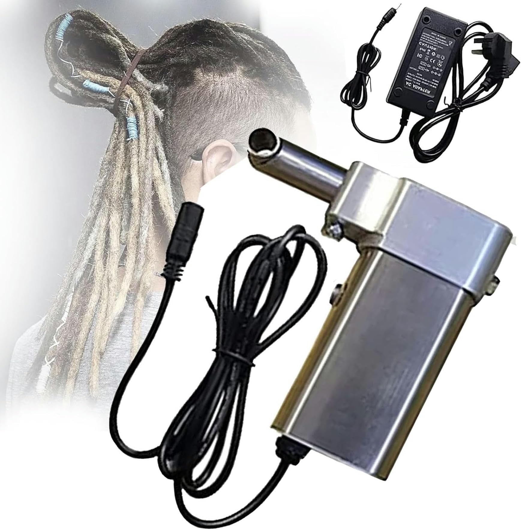 Mini machine à dreadlocks portative pour créer et entretenir ses tresses soi-même à la maison