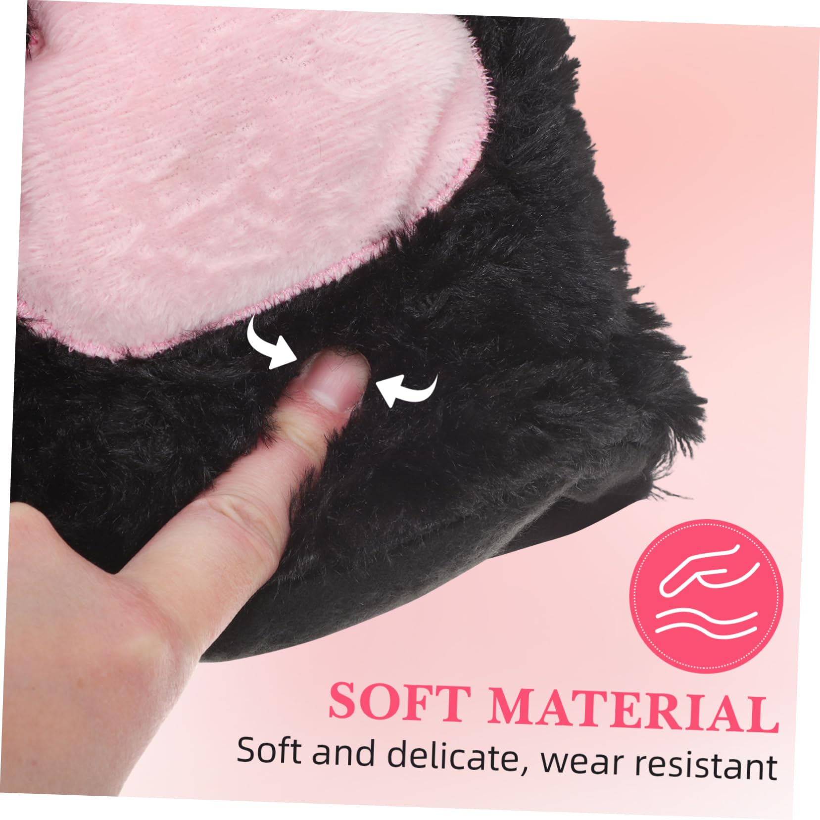Katzenpfoten Handschuhe aus Plüsch für Mädchen Warme Niedliche Cosplay Katzenkrallenhandschuhe mit Süßem Design für Winter und Kostüm