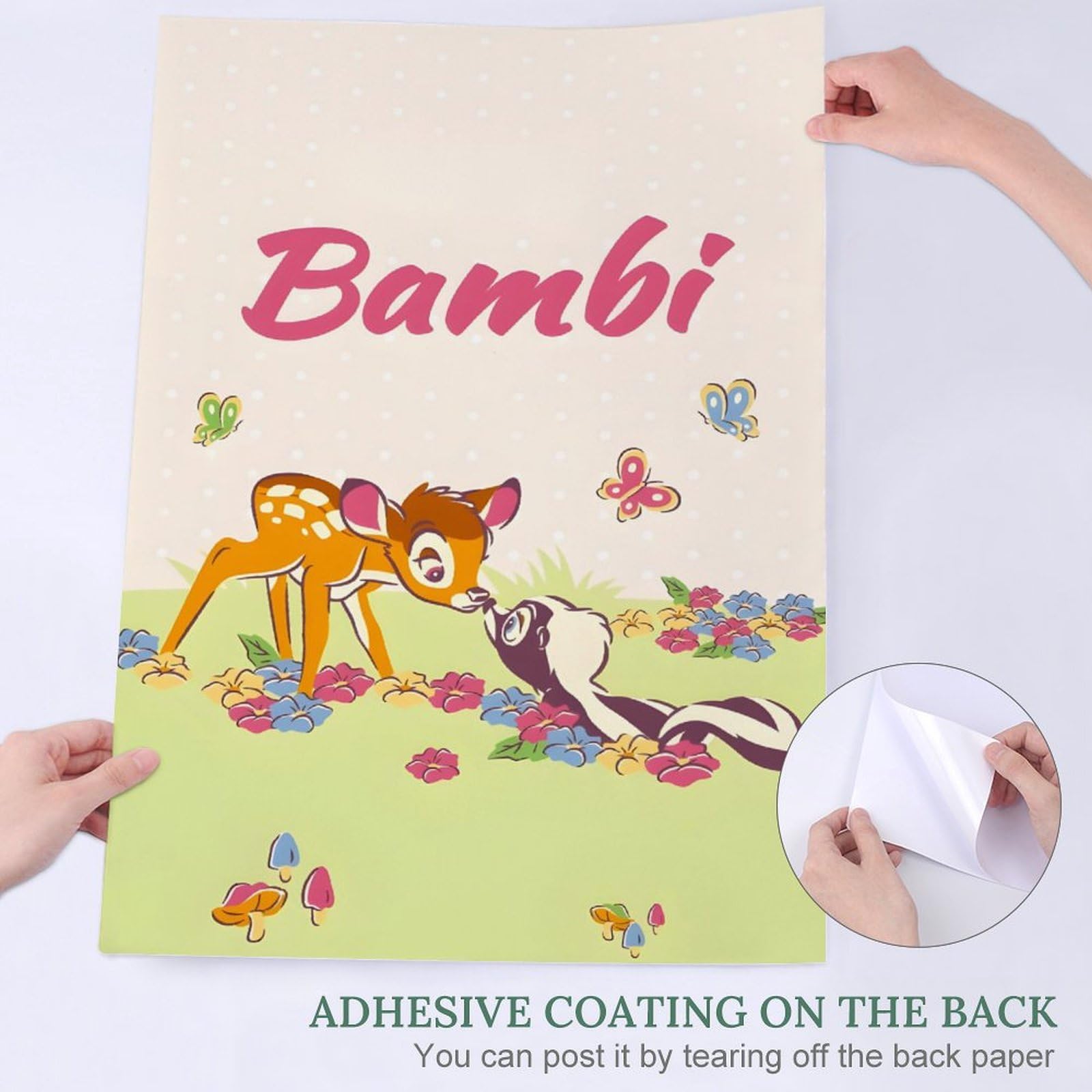 ばんび　ポスター　2枚 楽天市場】バンビ【bambi】【ピンク】【ディズニー】ポスター