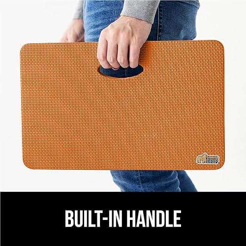 Miniatura 7 de Gorilla Grip - Tapete original grueso de alta calidad para arrodillarse, ideal para jardinería, trabajar en el patio, yoga, para arrodillarse en el