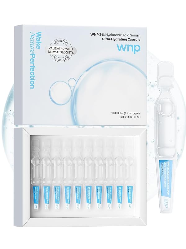 Sérum facial com ácido hialurônico WNP 3% em ampolas, Pacote com 30 unidades