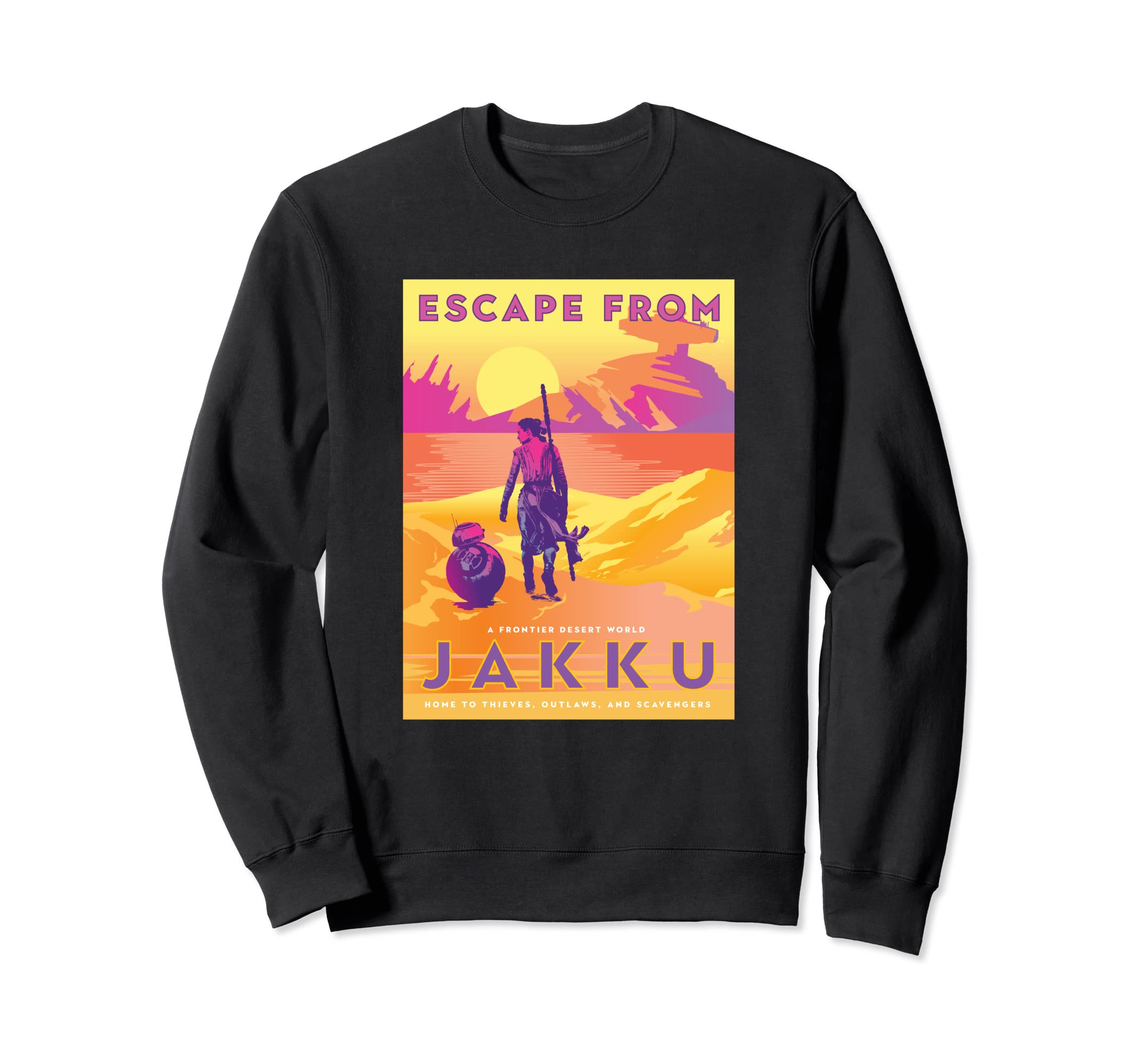 Sweatshirt Star Wars Jakku pour éviter les pulls qui se déforment