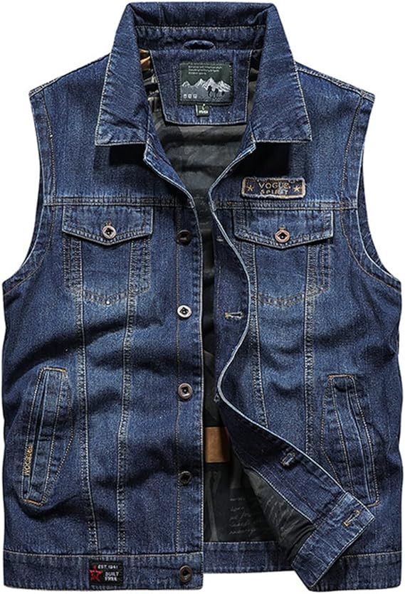 denim vest amazon