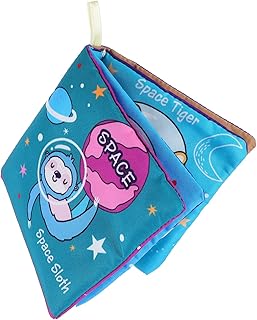 ibasenice Livro De Pano Infantil Playset Brinquedos Para Bebês Brinquedos De Animais Livro De Aprendizagem Do Bebê Livro De Ano Livro De Tecido De Pêssego Livro De Pano