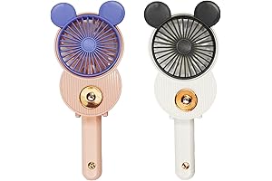 Cute Mickey Mouse Misting Mini Fan - The Epitome of Portable Refreshment