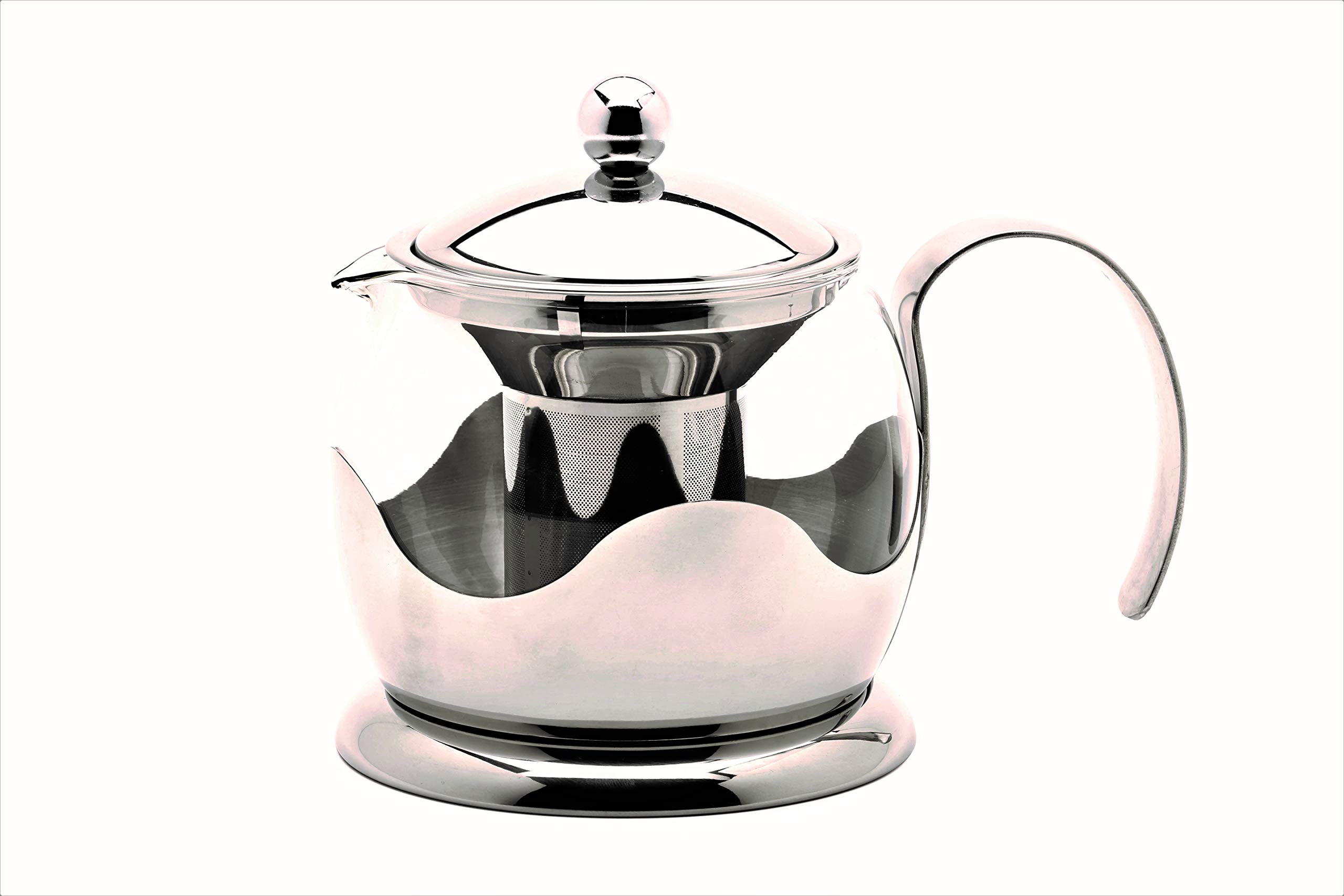 Théière en verre de qualité supérieure et infuseur acier durable