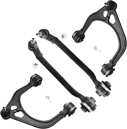 Detroit Axle - Brazos de control RWD Front End para Chrysler 300 Dodge Charger Challenger Magnum Brazos de control superior e inferior con rótulas