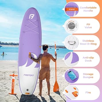 FBSPORT SUP Inflatable Stand Up Paddle Board,11 feet long 6