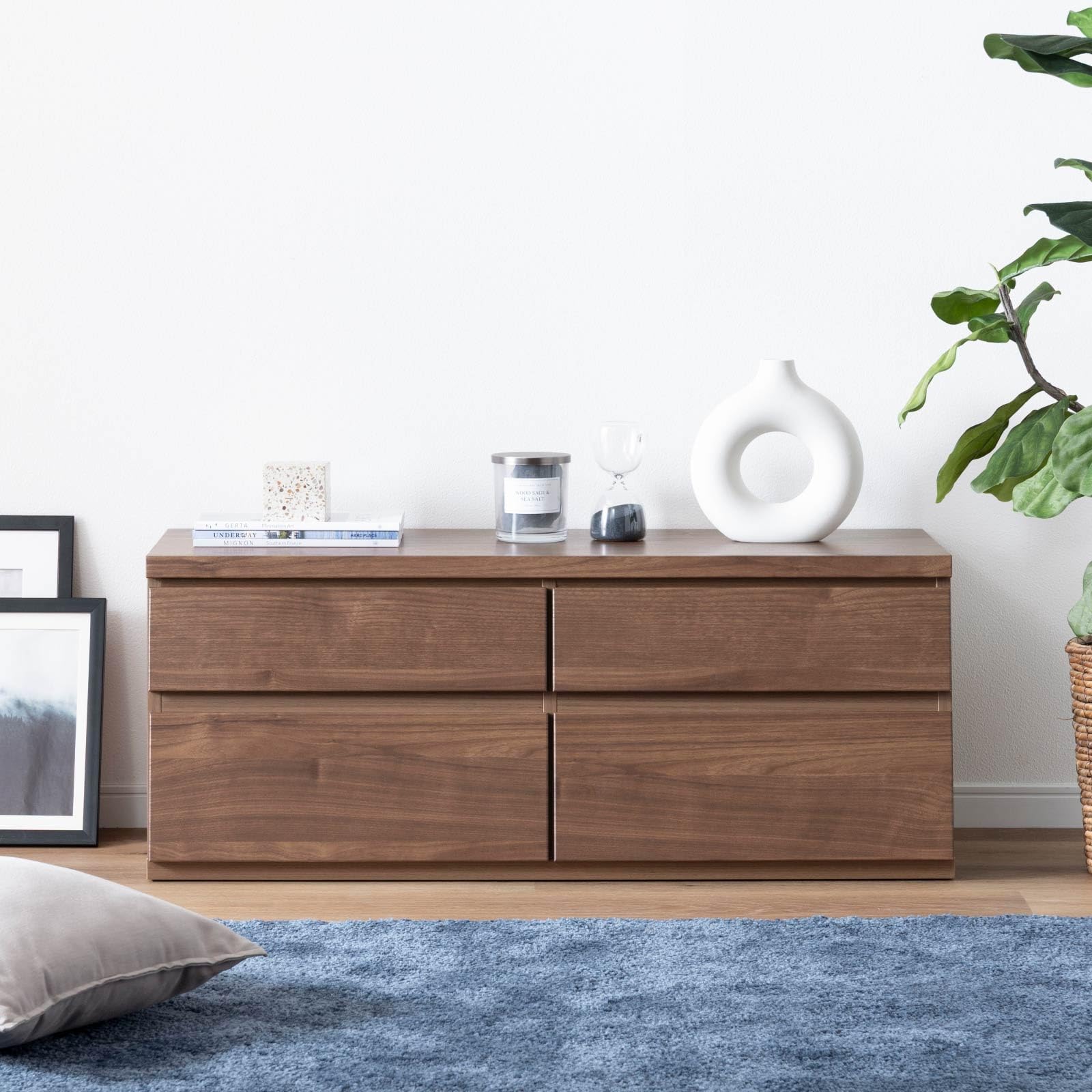 Amazon|tac INTERIOR ローチェスト 幅100 完成品 木製 強化紙 桐材 2 Amazon|tac INTERIOR ローチェスト 幅100 完成品 木製 強化紙 桐材 2