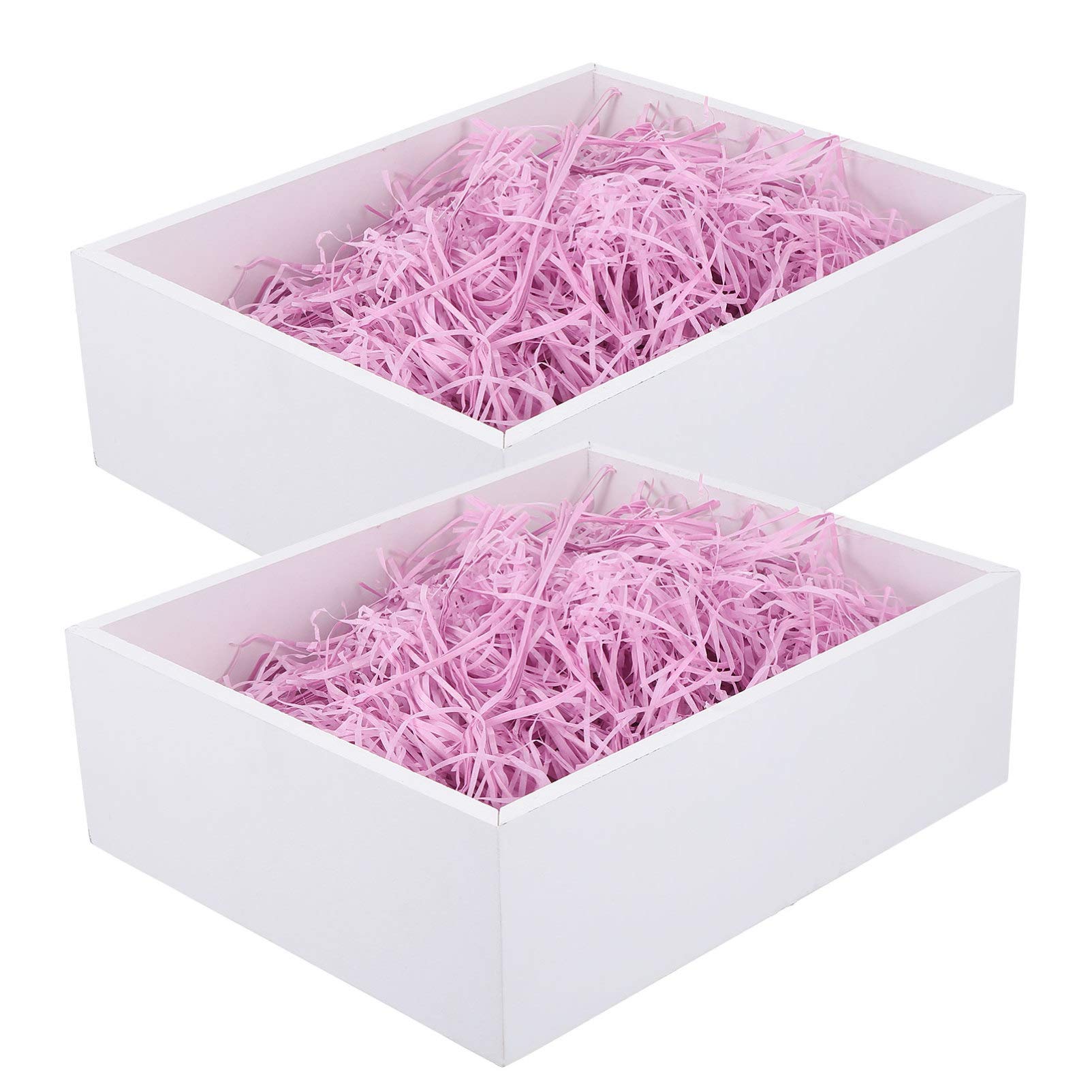 Brokatowa papierowa bibułka, 6 opakowań poszatkowanego papieru, poszatkowanego materiału na prezent wielkanocny(Purple*3pcs,22 * 15Cm*3Pcs)