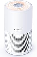 FULMINARE H13 True HEPA Air Purifier for Bedroom - Quiet 24dB, Night Light, 215 sq ft, Portable Home Air Cleaner